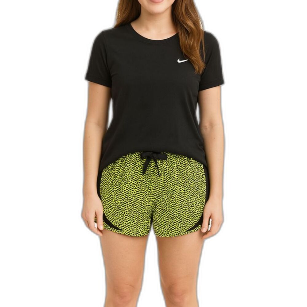 Nike Dri-FIT Tempo Running Shorts - Yellow/Black | Size Small